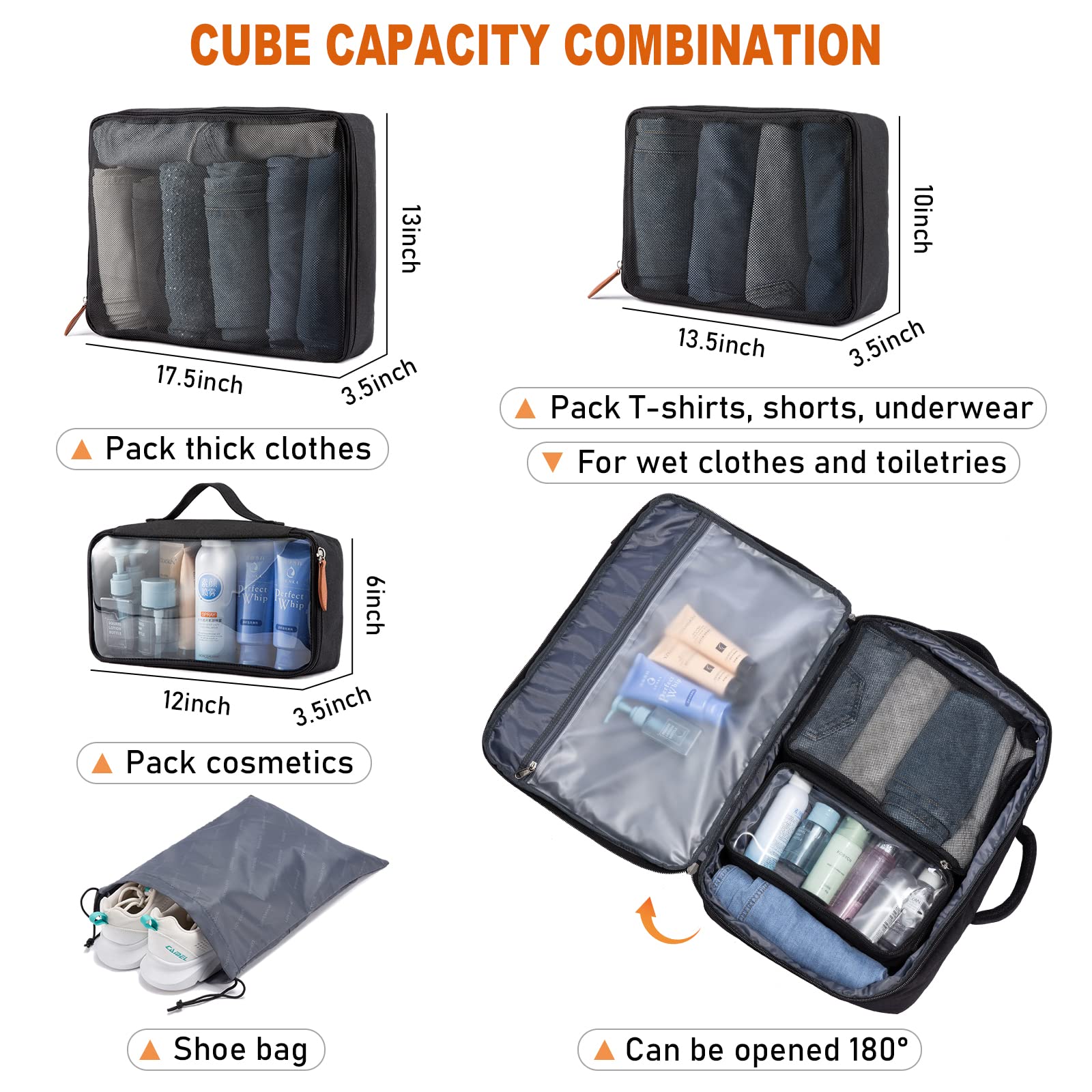 Foto 5 pulgar | Mochila Lovevook Carry On, 45 L, Grande, De Viaje Para Mujeres Y Hombres - Venta Internacional.