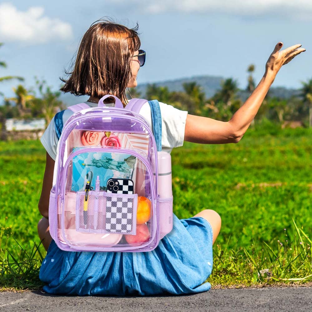 Foto 3 pulgar | Mochila Agsdon  Para Mujer Morado - Venta Internacional
