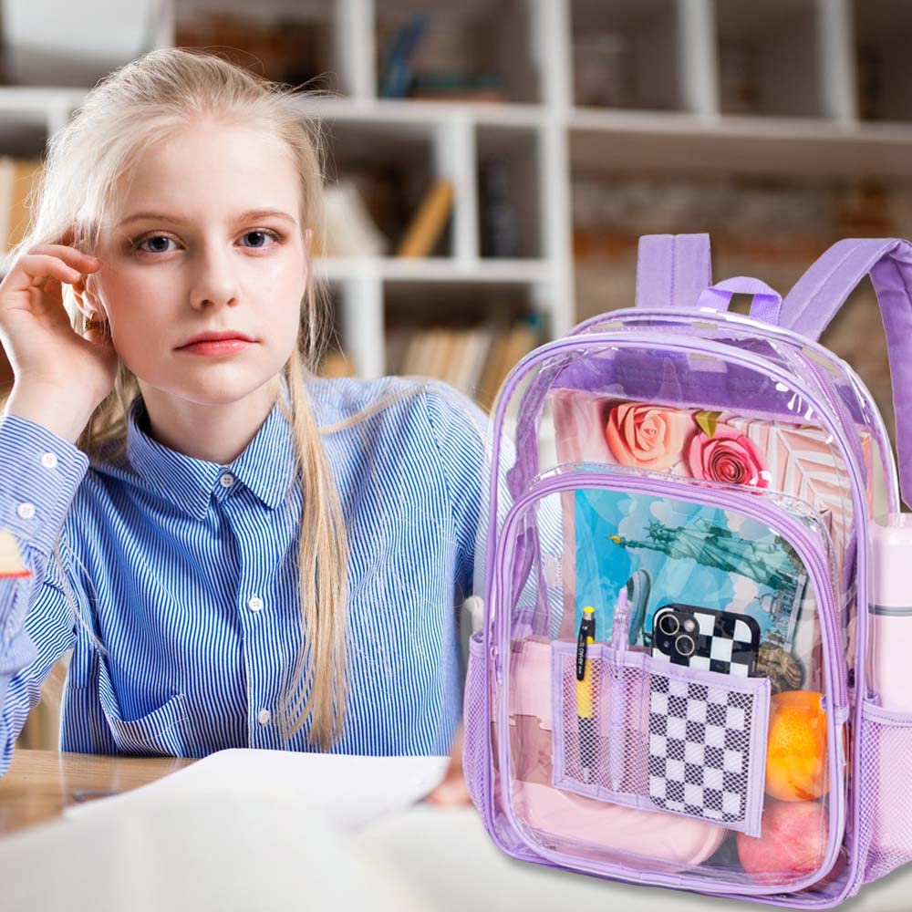 Foto 8 pulgar | Mochila Agsdon  Para Mujer Morado - Venta Internacional