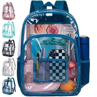 Foto 1 | Mochila Agsdon - Mochila Transparente Para Hombre, Color Azul Marino - Venta Internacional.