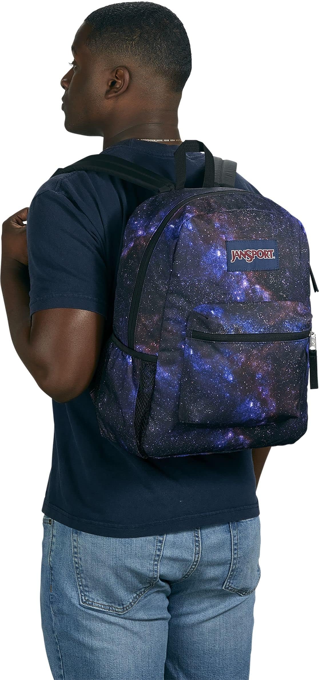 Foto 6 pulgar | Mochila Jansport Js0a47lw7k5 Cross Town Night Sky 600d - Venta Internacional.