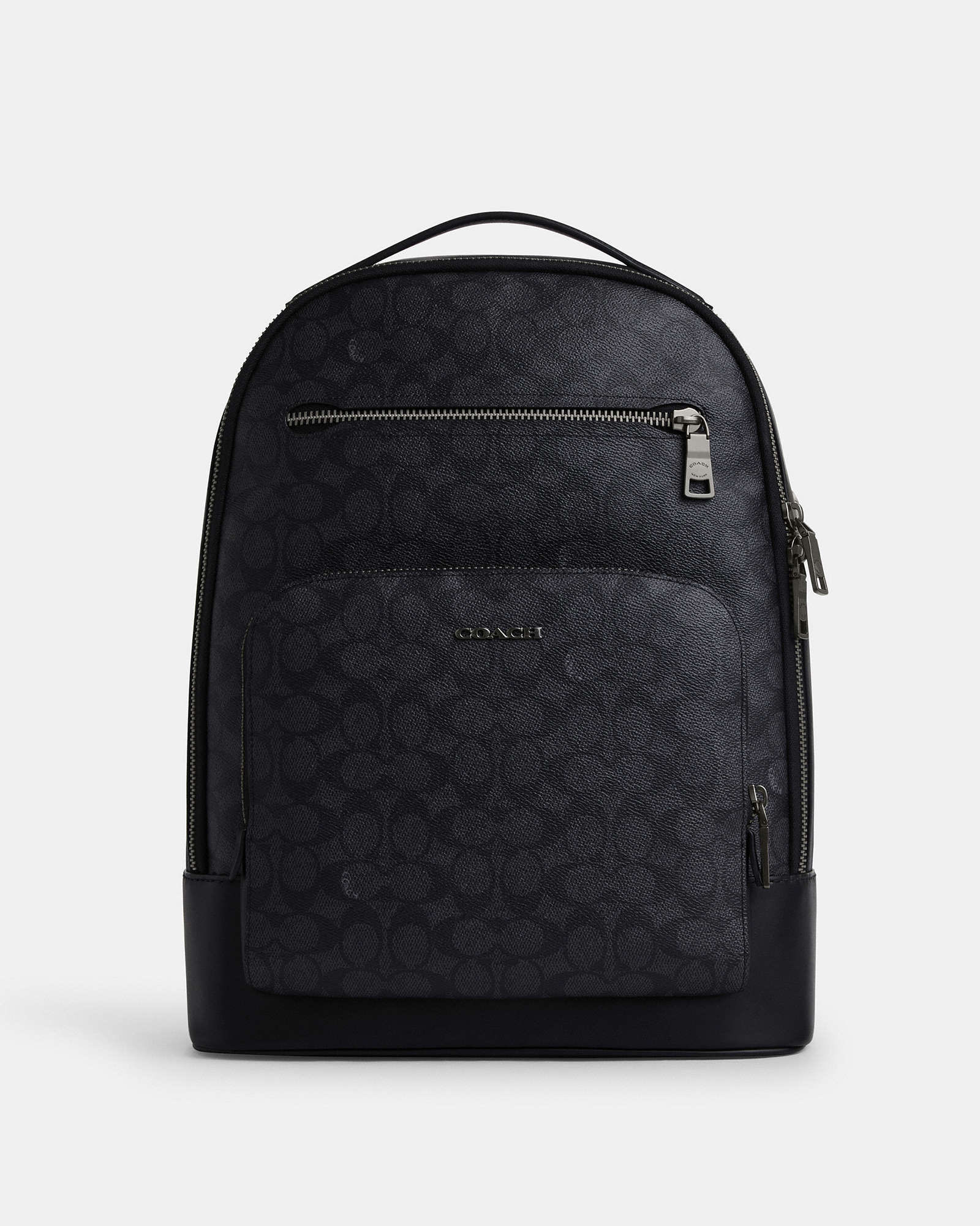 Foto 2 pulgar | Mochila Coach Monogram Negro In Signature Urbana Unisex