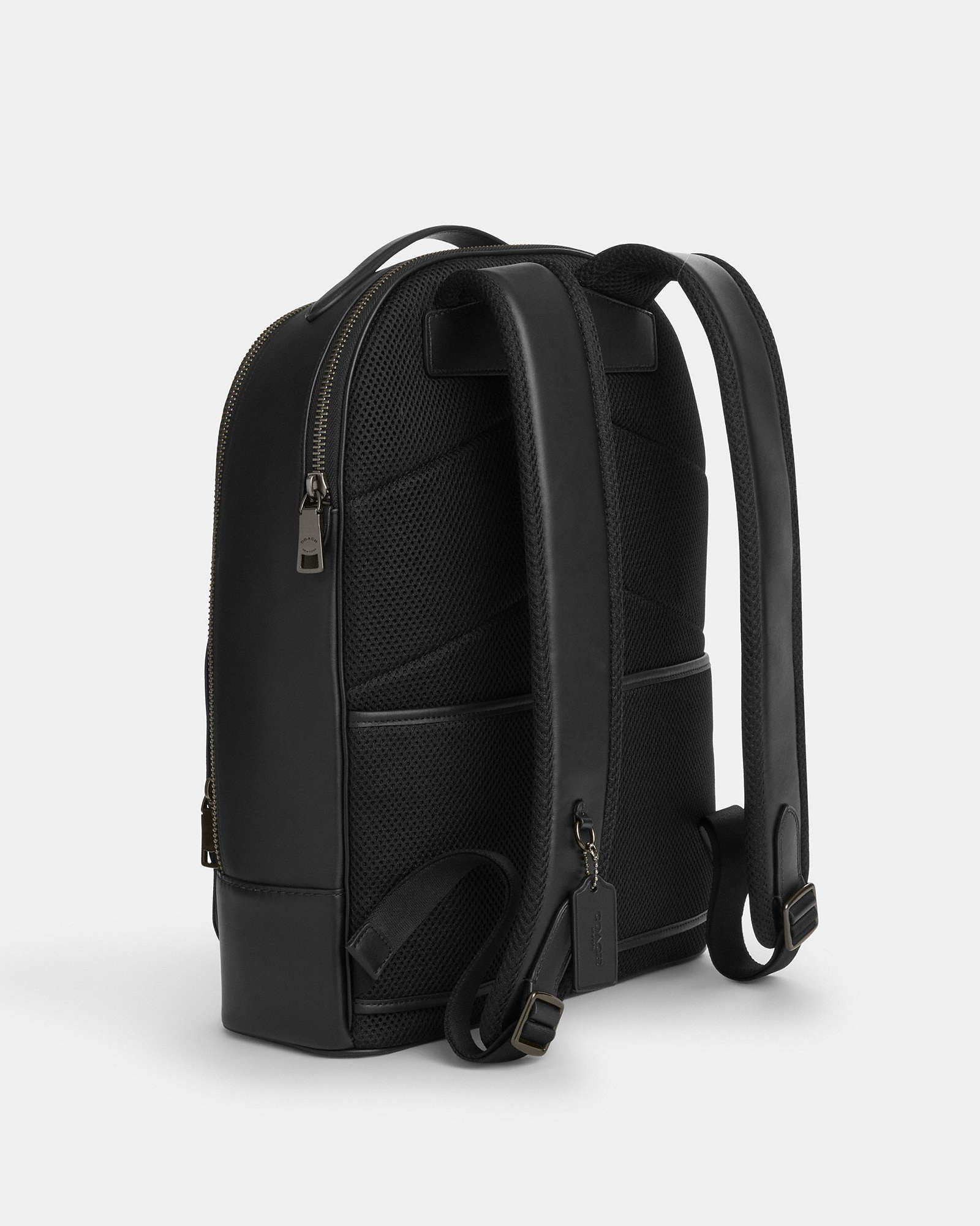 Foto 3 pulgar | Mochila Coach Monogram Negro In Signature Urbana Unisex