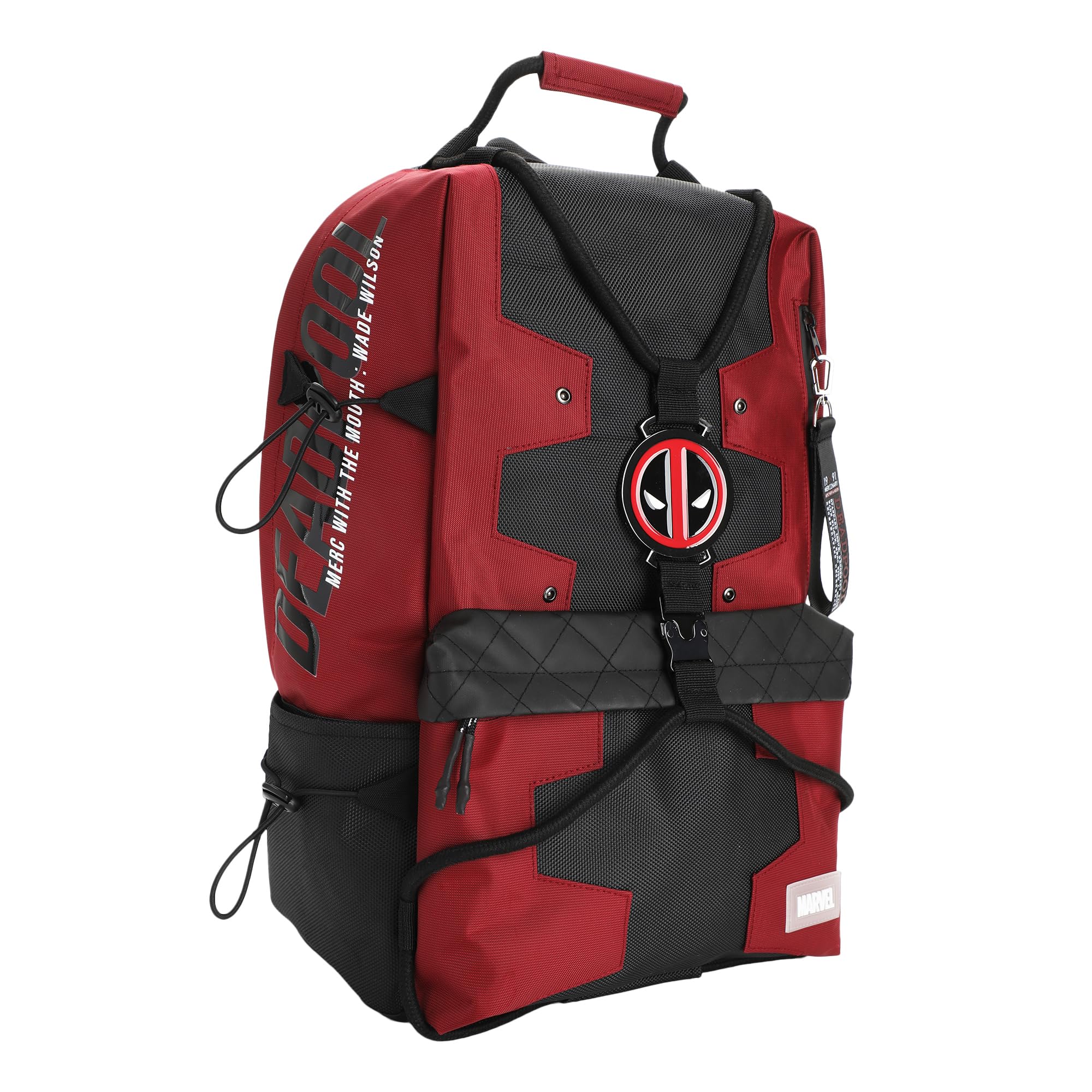 Foto 5 pulgar | Mochila Bioworld Deadpool Suit Up Character 45 Cm - Venta Internacional.