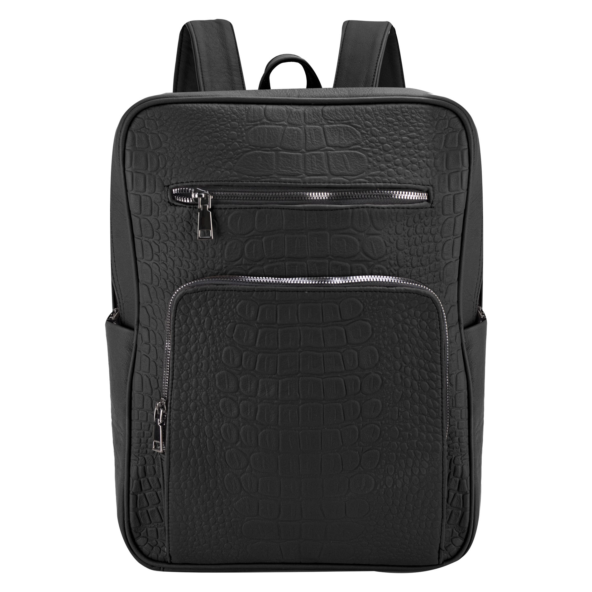 Foto 2 pulgar | Mochila Unisex Negro Piel 100% Drilo Piel Londres Nueva Imagen