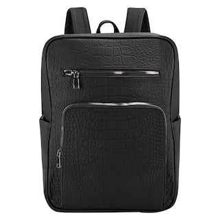 Foto 1 | Mochila Unisex Negro Piel 100% Drilo Piel Londres Nueva Imagen