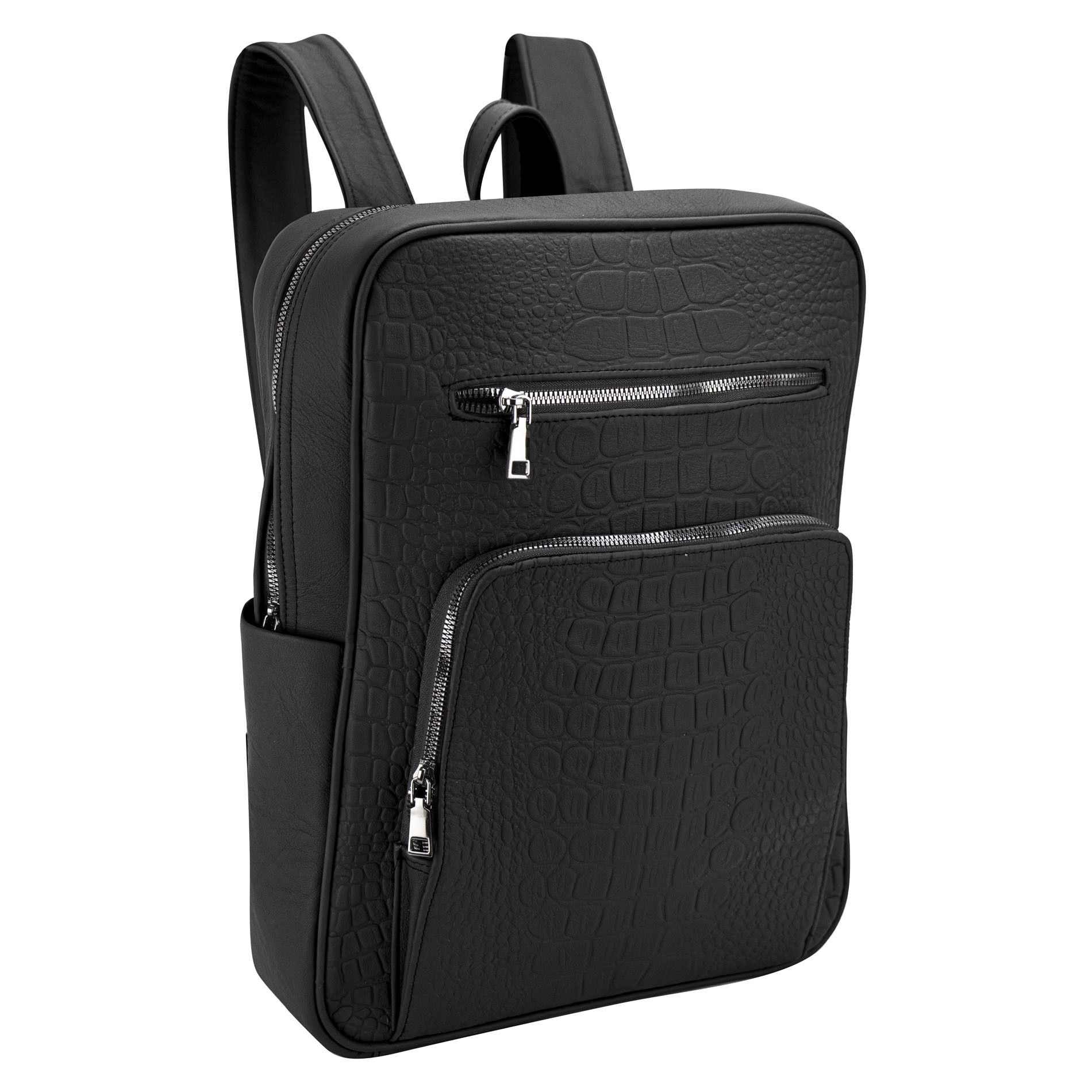 Foto 3 pulgar | Mochila Unisex Negro Piel 100% Drilo Piel Londres Nueva Imagen