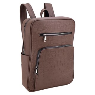 Foto 2 | Mochila Unisex Café Piel 100% Drilo Piel Londres Nueva Imagen