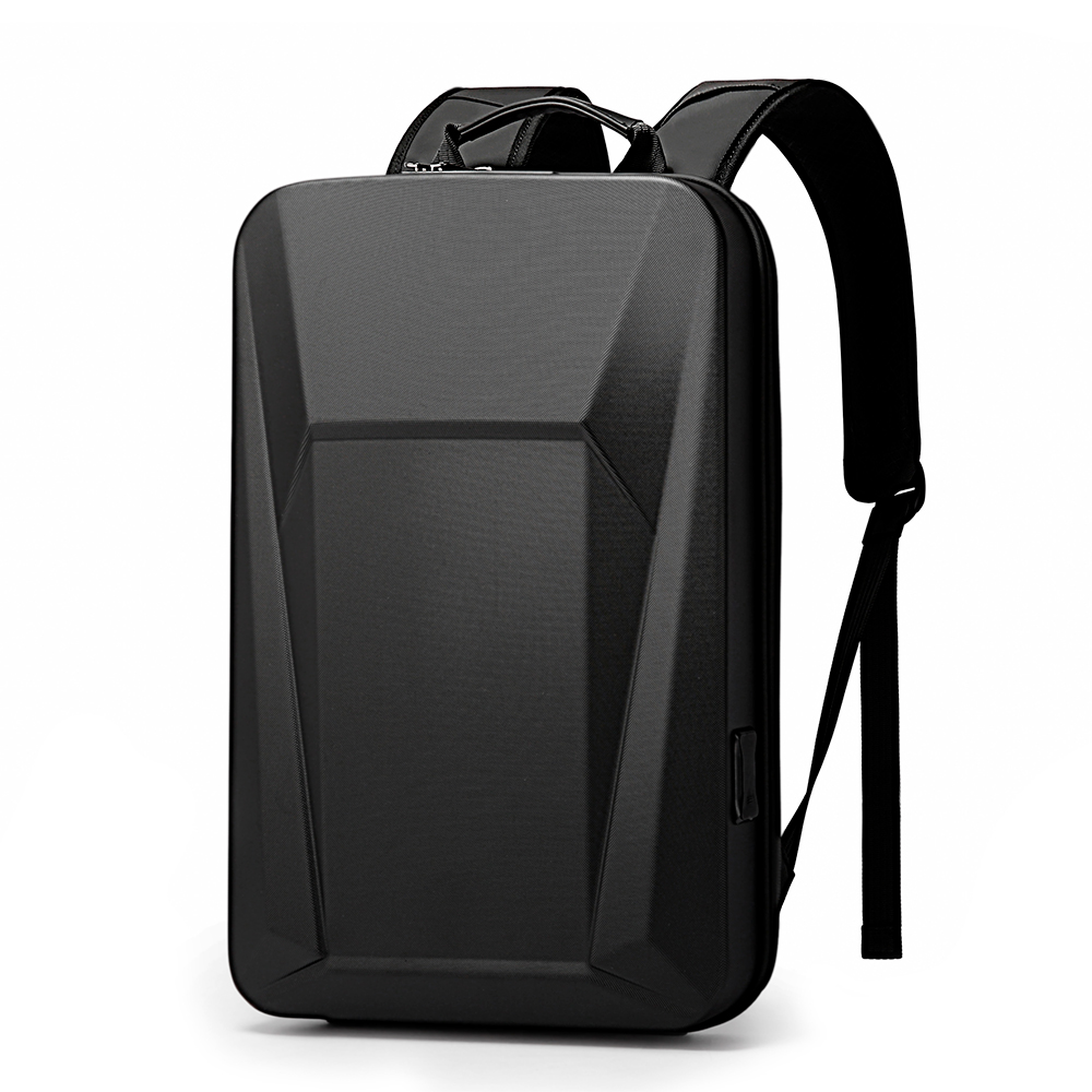 Mochila Sendera Negra para Laptop 15.6” Antirrobo Ejecutiva con Cubierta Rígida