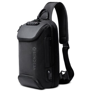 Foto 1 | Mochila Crossbody con Candado Sendera Negro