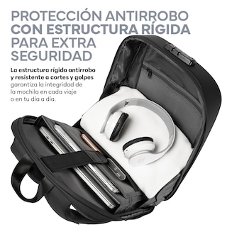 Foto 3 | Mochila para Laptop Impermeable Sendera Negro