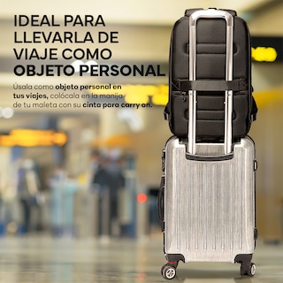 Foto 8 | Mochila para Laptop Impermeable Sendera Negro
