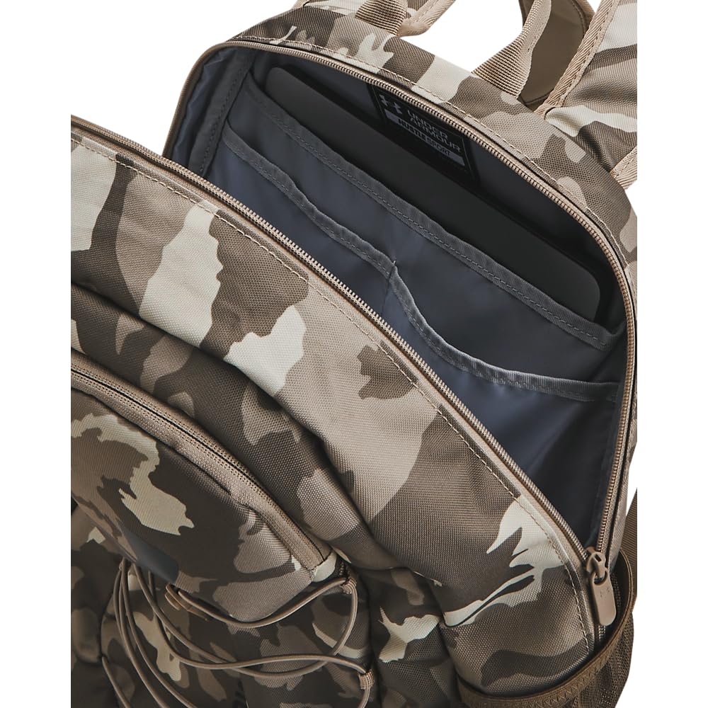 Foto 4 pulgar | Mochila Under Armour Hustle Sport Unisex Para Adultos, 200 Ml, Color Marrón - Venta Internacional.