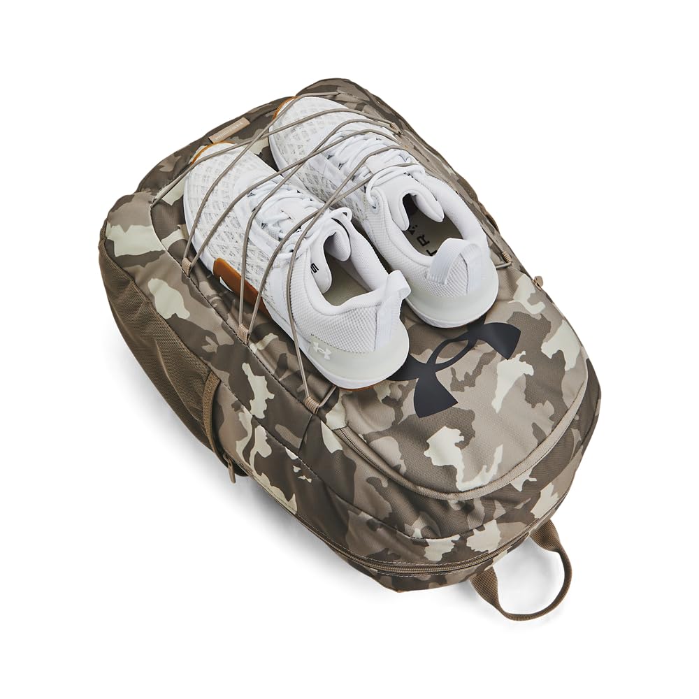 Foto 5 pulgar | Mochila Under Armour Hustle Sport Unisex Para Adultos, 200 Ml, Color Marrón - Venta Internacional.