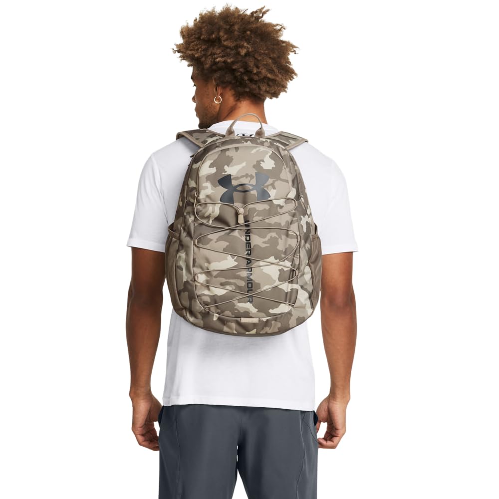 Foto 6 pulgar | Mochila Under Armour Hustle Sport Unisex Para Adultos, 200 Ml, Color Marrón - Venta Internacional.