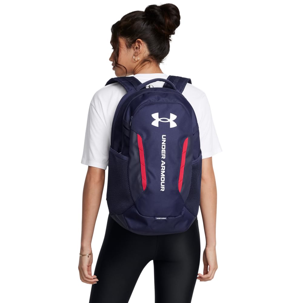 Foto 6 pulgar | Mochila Under Armour Unisex Para Adultos Hustle 6.0 Midnight Navy - Venta Internacional.