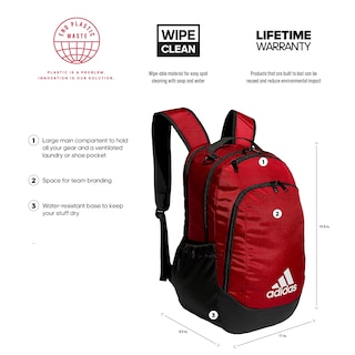 Foto 2 | Mochila Adidas Defender Sports Team Power Red - Venta Internacional.