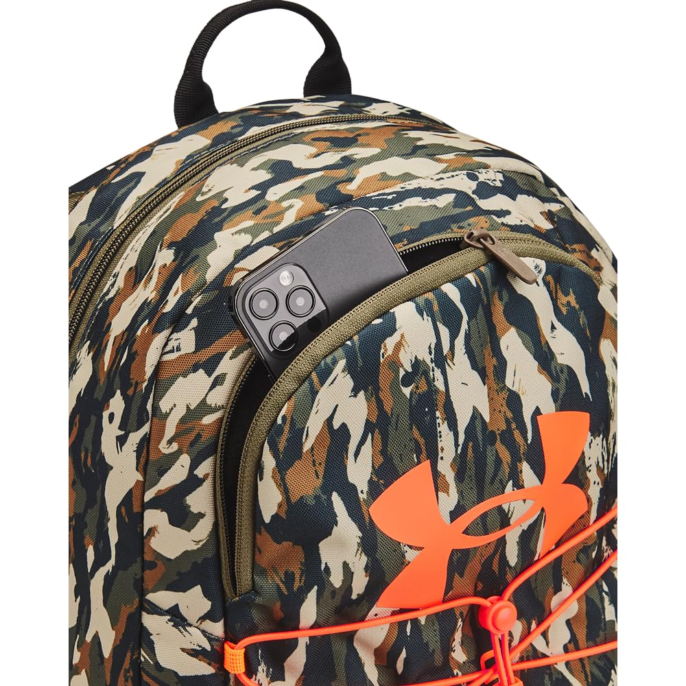 Foto 2 | Mochila Under Armour Hustle Sport Unisex Para Adultos, 390 Ml, Color Verde - Venta Internacional.