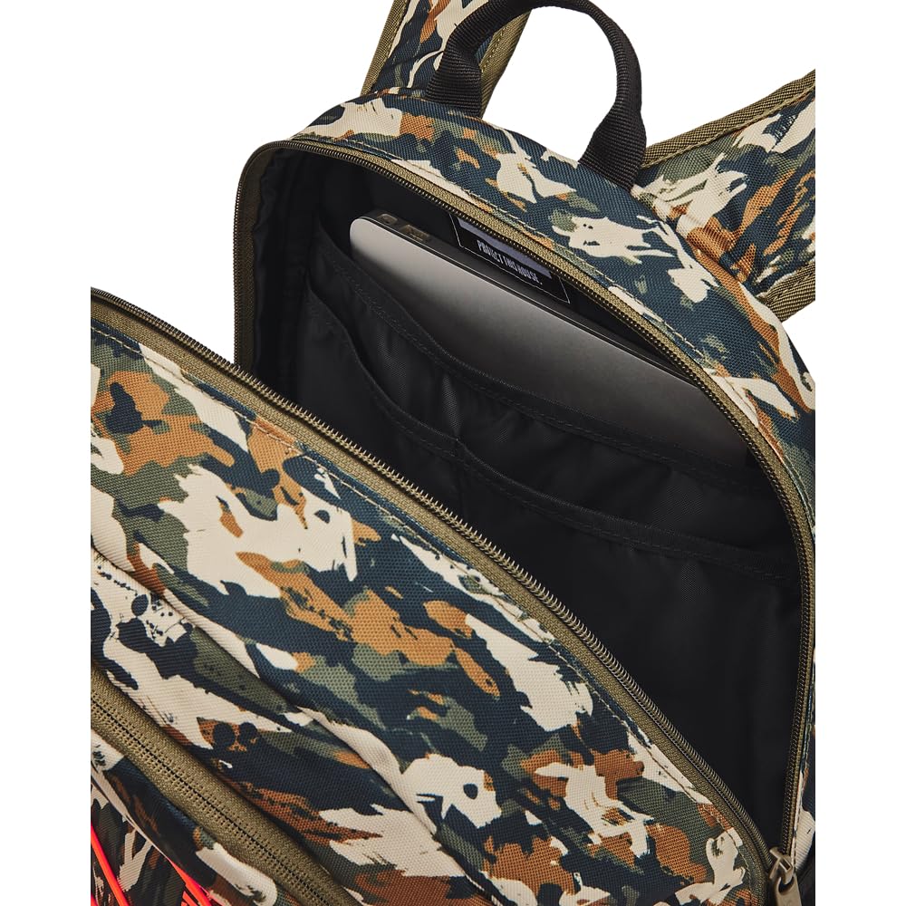 Foto 5 pulgar | Mochila Under Armour Hustle Sport Unisex Para Adultos, 390 Ml, Color Verde - Venta Internacional.