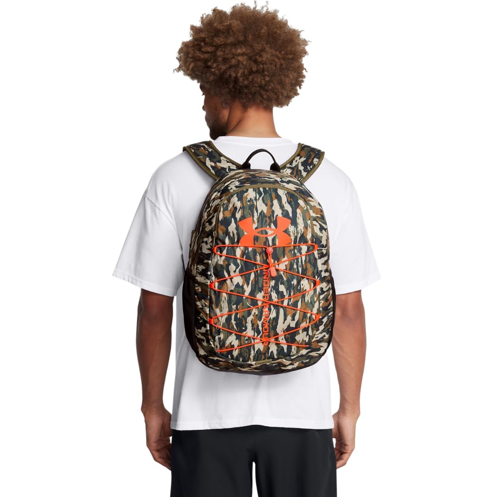 Foto 6 pulgar | Mochila Under Armour Hustle Sport Unisex Para Adultos, 390 Ml, Color Verde - Venta Internacional.