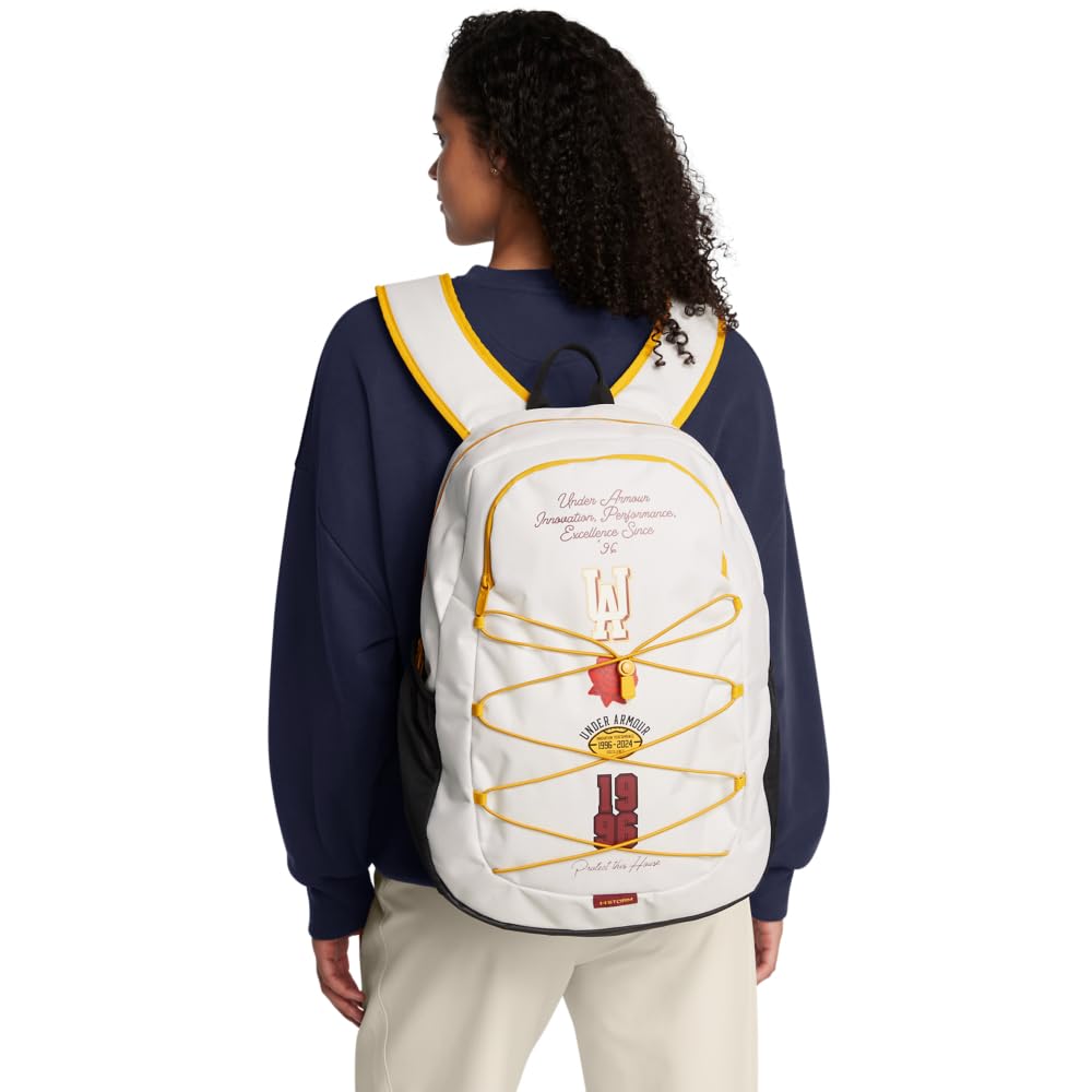 Foto 6 pulgar | Mochila Under Armour Hustle Sport De Arcilla Blanca Para Adultos, Unisex - Venta Internacional.