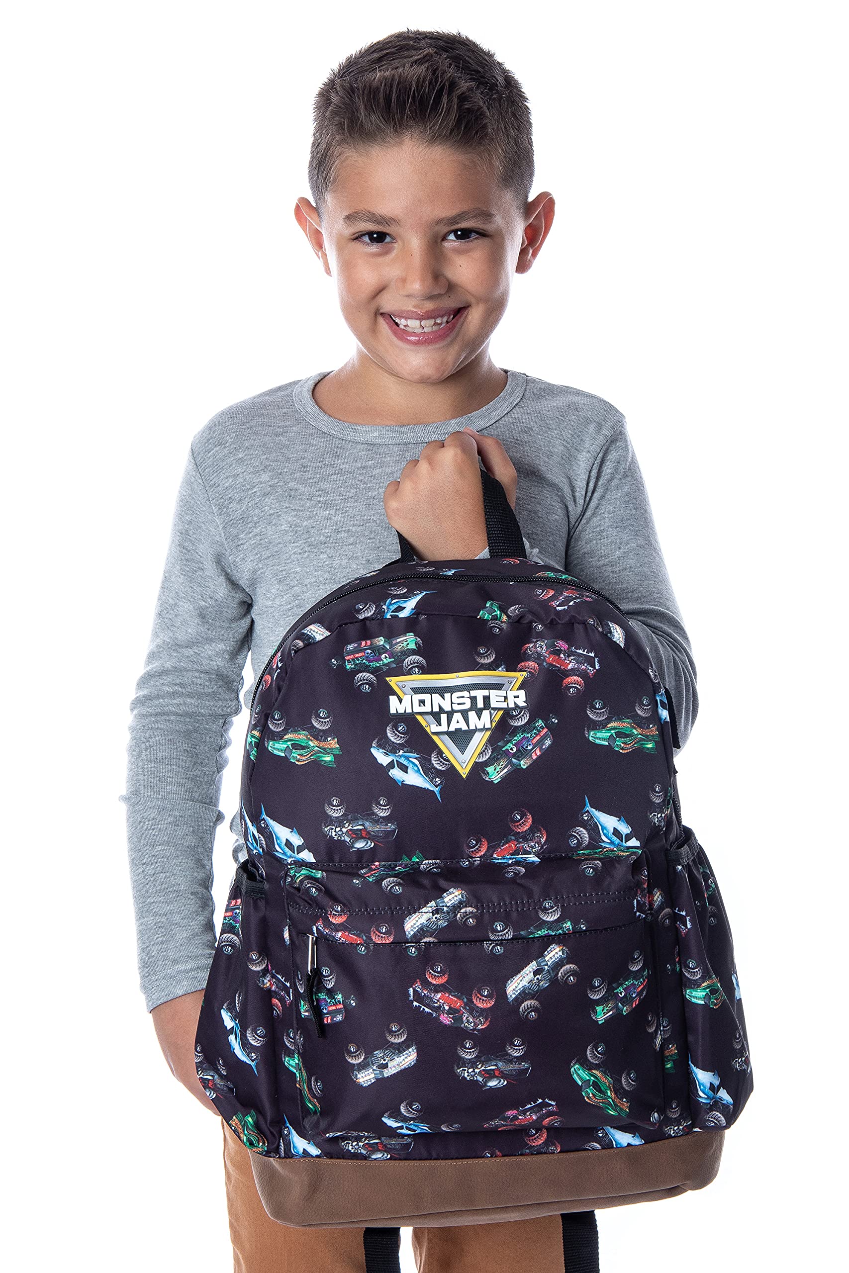 Foto 3 pulgar | Mochila Intimo Monster Jam Trucks Dragon Zombie Sepulturera Megalodon - Venta Internacional.
