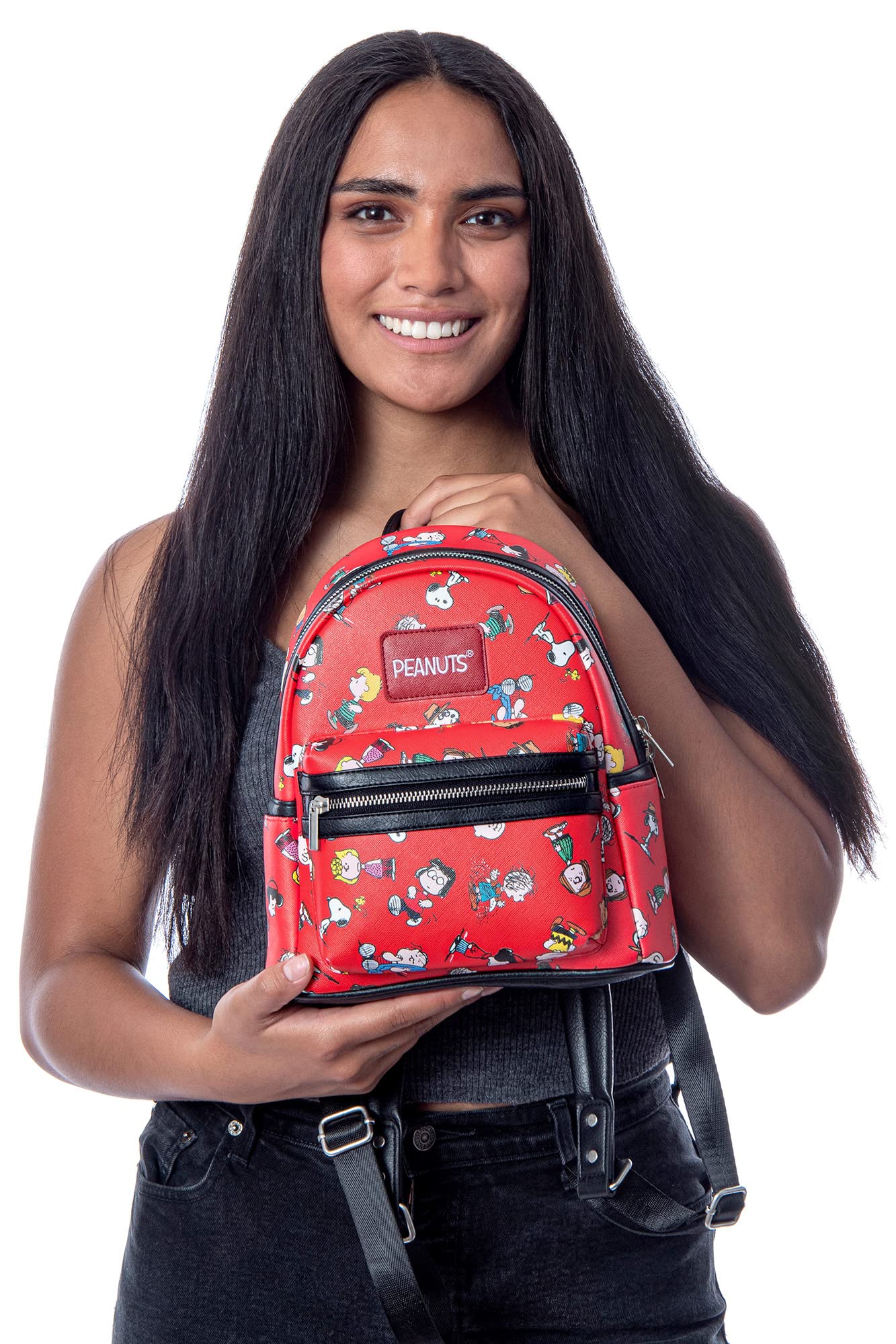 Foto 3 pulgar | Mochila Pequeña Intimo Peanuts Snoopy Charlie Brown Linus Lucy - Venta Internacional.