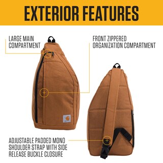 Foto 2 | Mochila Bandolera Carhartt, Funda Para Tableta, Color Gris - Venta Internacional.