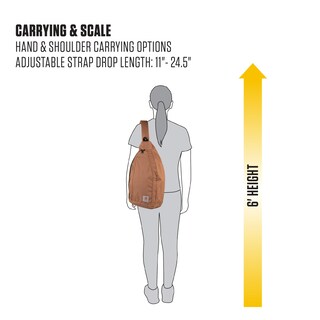 Foto 7 | Mochila Bandolera Carhartt, Funda Para Tableta, Color Gris - Venta Internacional.