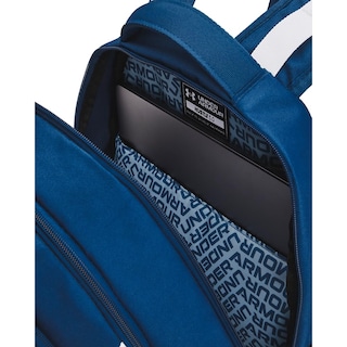 Foto 3 | Mochila Under Armour Unisex Para Adultos Hustle 5.0 Varsity Blue - Venta Internacional.