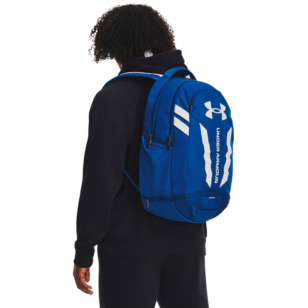 Foto 6 pulgar | Mochila Under Armour Unisex Para Adultos Hustle 5.0 Varsity Blue - Venta Internacional.