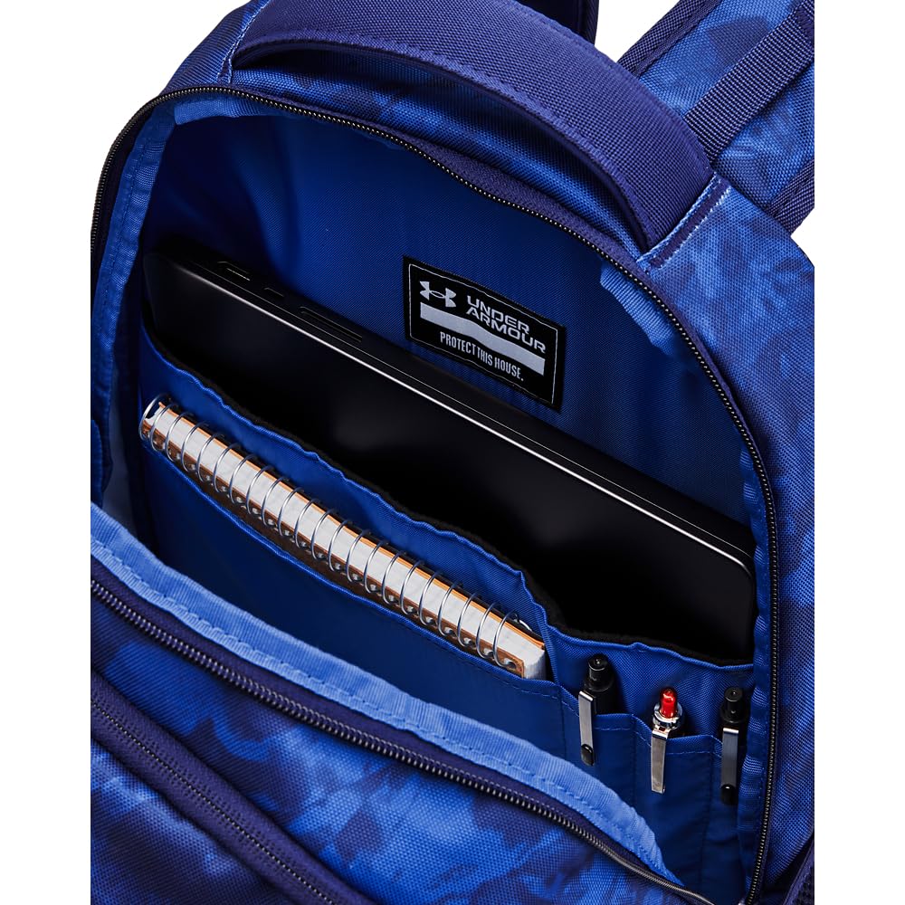 Foto 4 pulgar | Mochila Under Armour Unisex Para Adultos Hustle 6.0 Tech Blue - Venta Internacional.