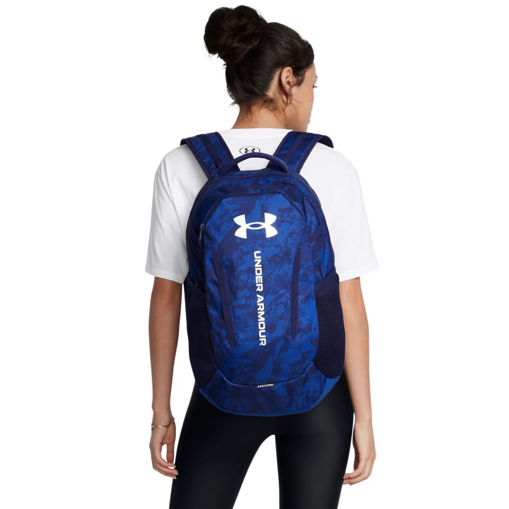 Foto 6 pulgar | Mochila Under Armour Unisex Para Adultos Hustle 6.0 Tech Blue - Venta Internacional.