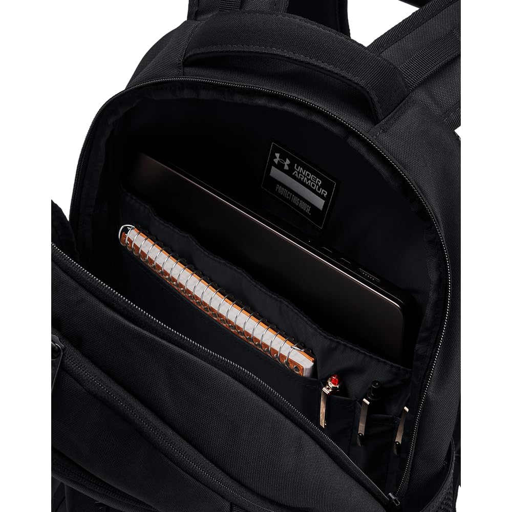 Foto 4 pulgar | Mochila Under Armour Hustle 6.0 Para Adultos, Unisex, Color Negro - Venta Internacional.