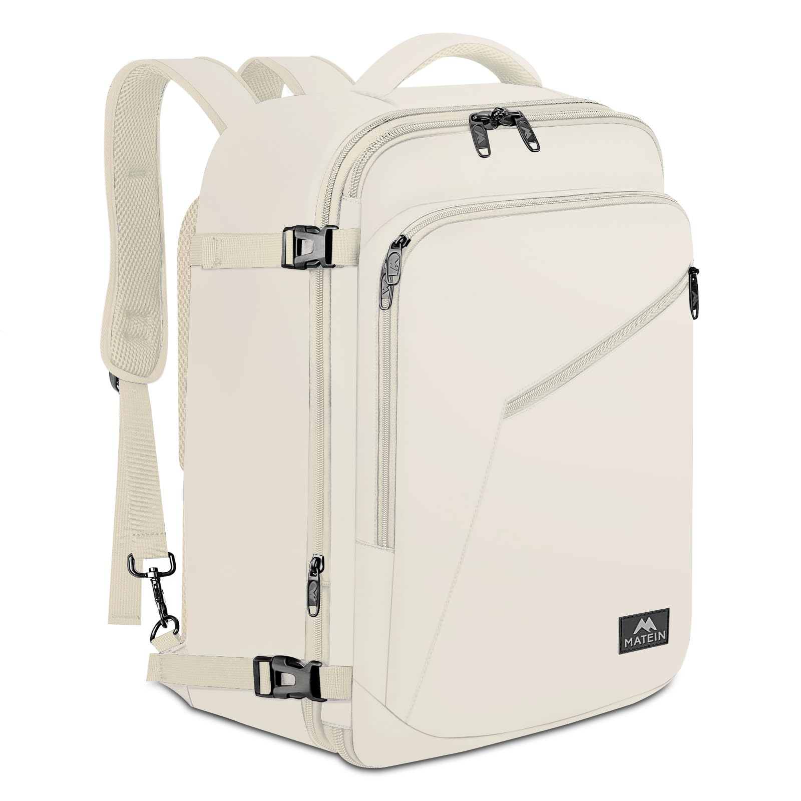 Foto 2 pulgar | Mochila De Viaje Matein Large Impermeable Antirrobo Beige - Venta Internacional.