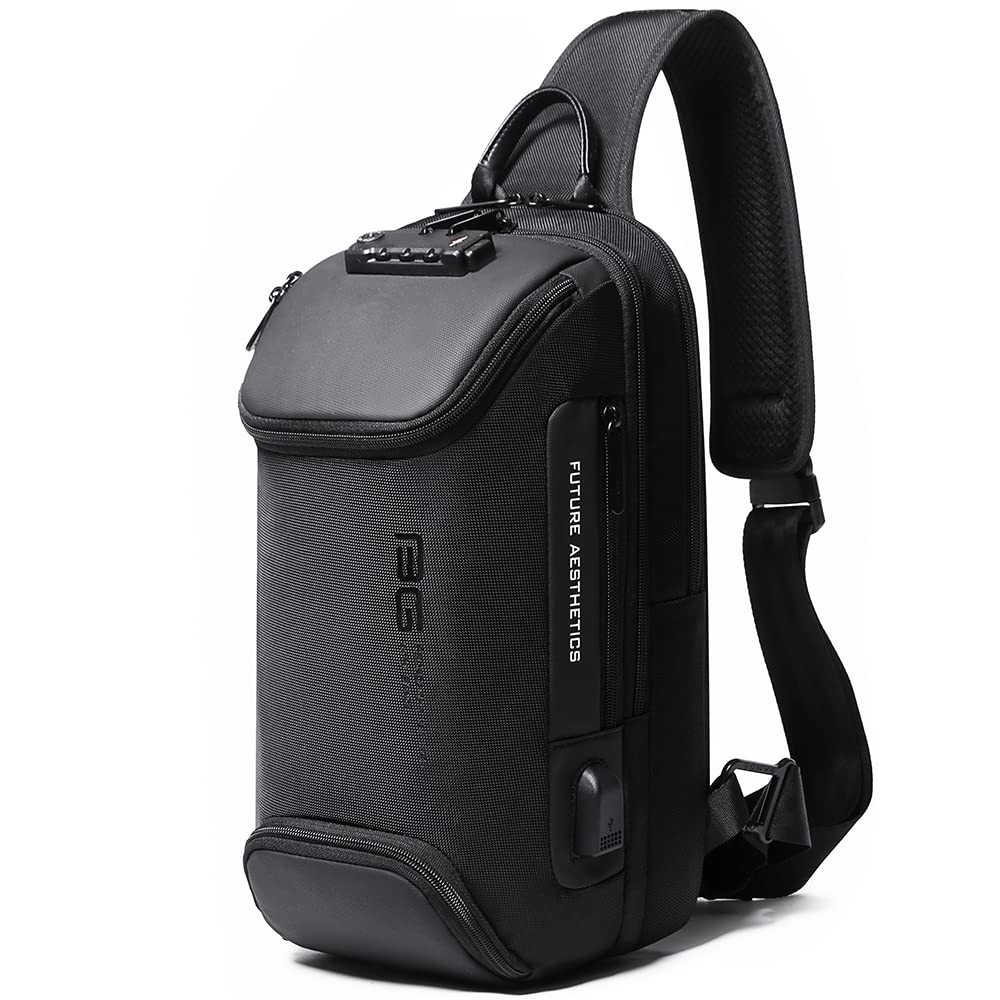 Mochila Bandolera Bange Antirrobo Con Puerto De Carga Usb - Venta Internacional.