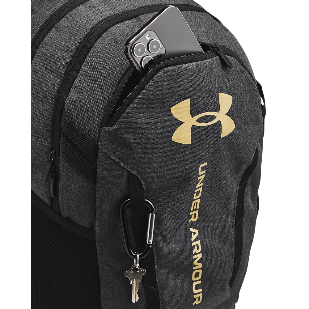Foto 3 pulgar | Mochila Under Armour Hustle 6.0 Para Adultos, Unisex, Color Negro - Venta Internacional.