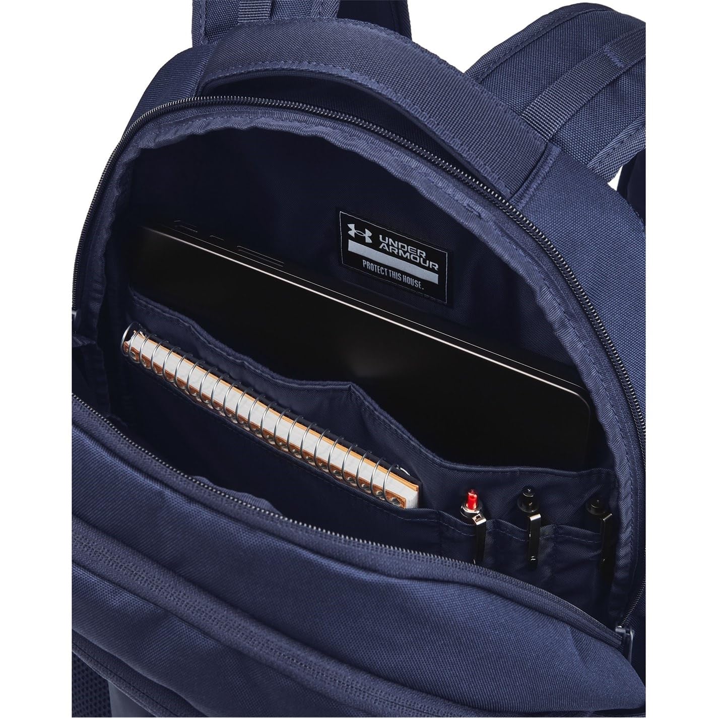 Foto 6 pulgar | Mochila Under Armour Unisex Para Adultos Hustle 6.0 Midnight Navy - Venta Internacional.