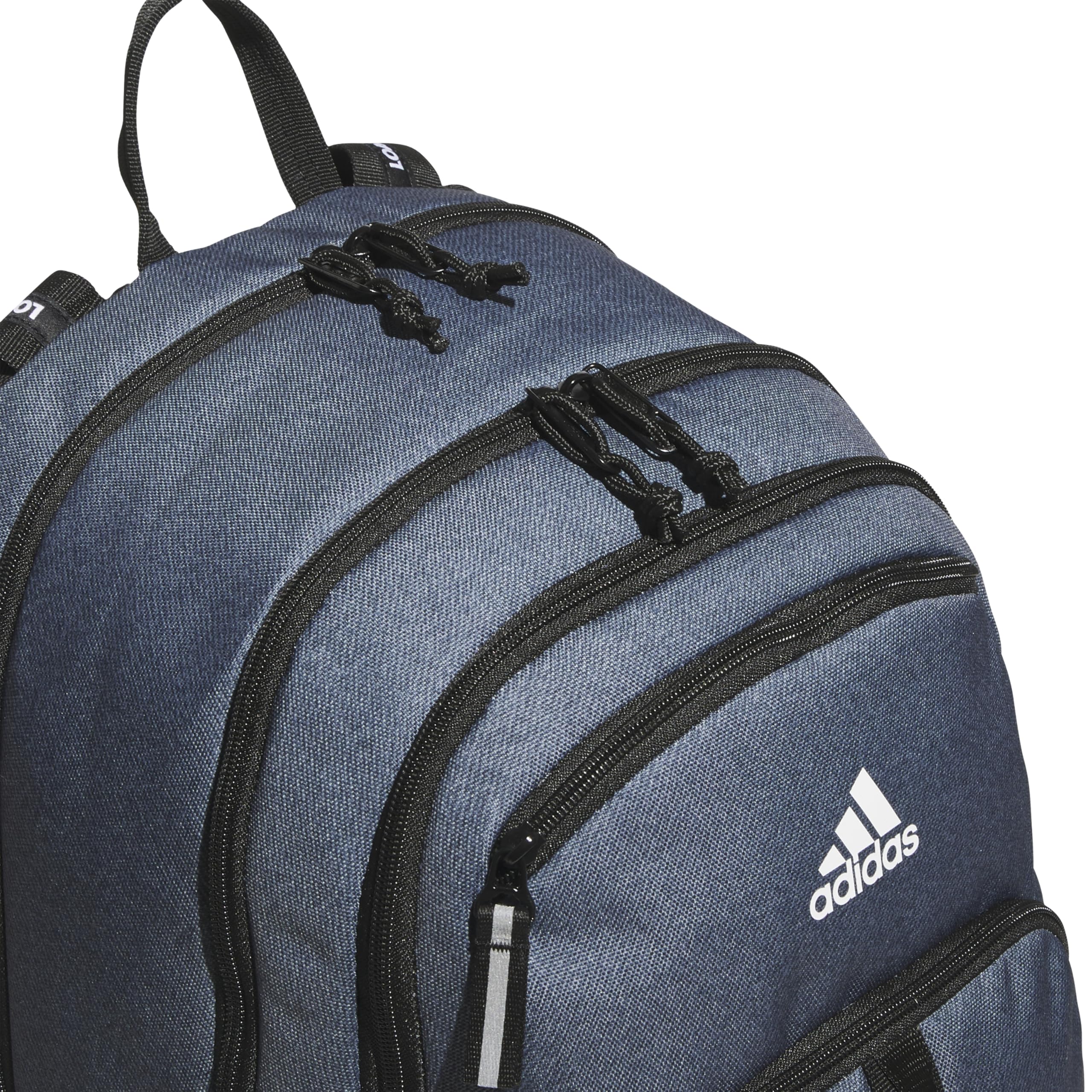 Foto 4 | Mochila Adidas Prime 7 Twill Onix Gris/negro/blanco - Venta Internacional.