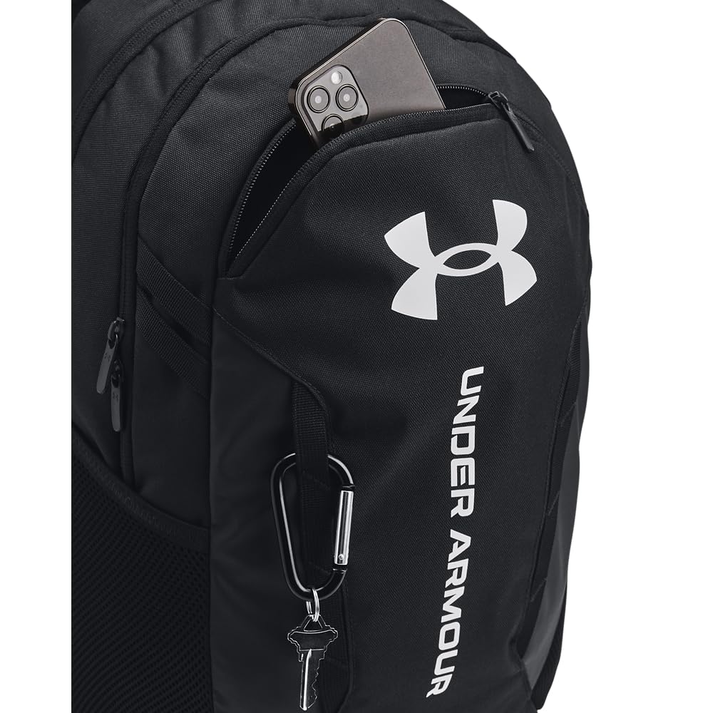 Foto 3 pulgar | Mochila Under Armour Hustle 6.0 Para Adultos, Unisex, Color Negro - Venta Internacional.