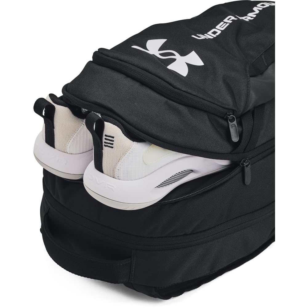 Foto 5 pulgar | Mochila Under Armour Hustle 6.0 Para Adultos, Unisex, Color Negro - Venta Internacional.