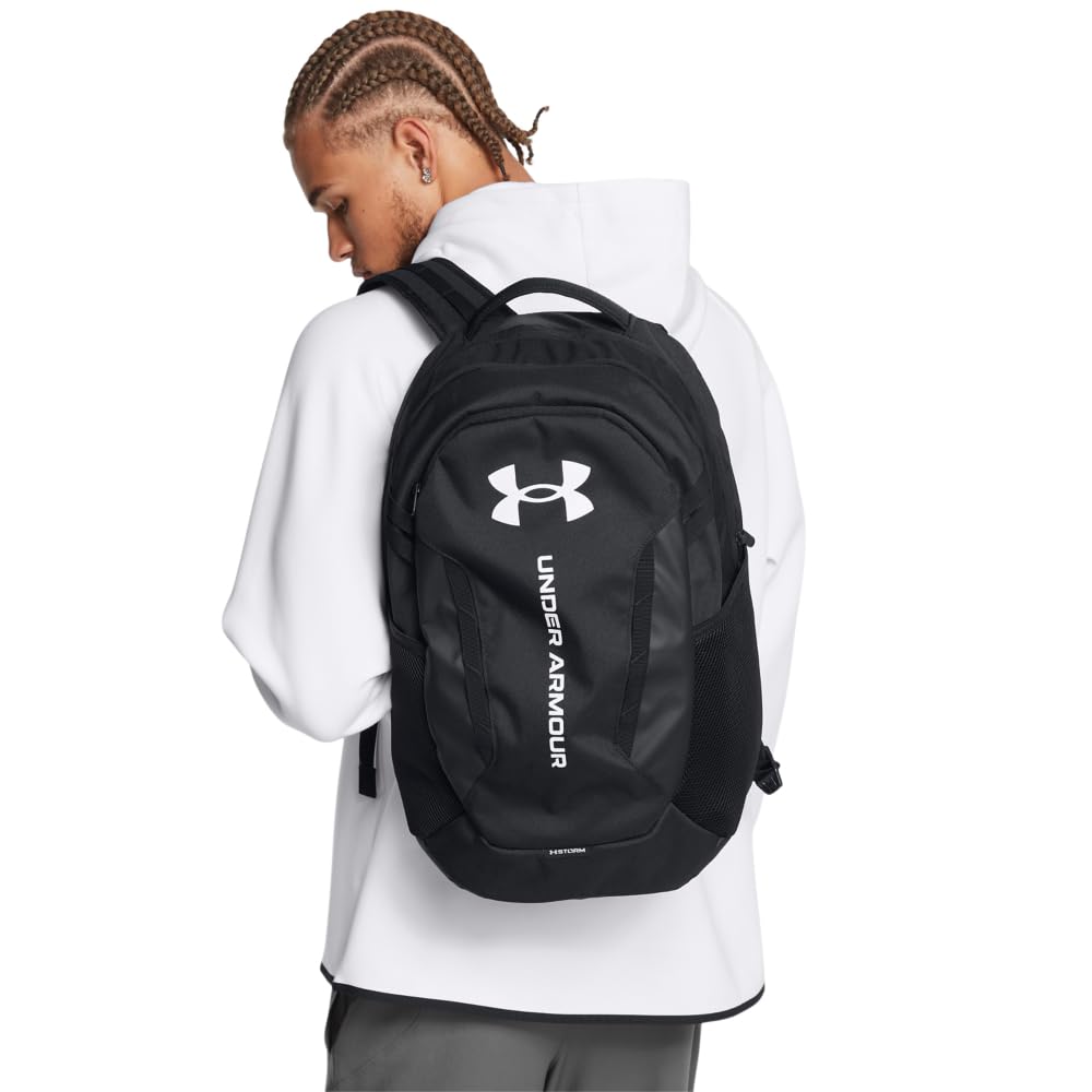 Foto 6 pulgar | Mochila Under Armour Hustle 6.0 Para Adultos, Unisex, Color Negro - Venta Internacional.