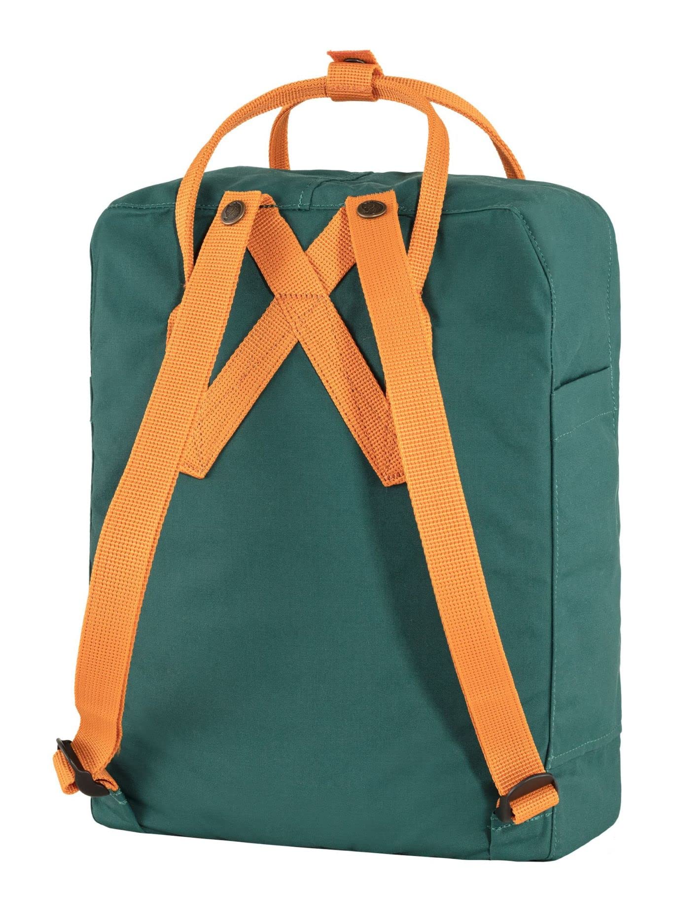 Foto 5 pulgar | Mochila Fjällräven Kanken Classic Verde Ártico/naranja Picante - Venta Internacional.