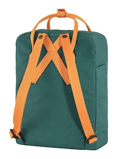 Foto 4 | Mochila Fjällräven Kanken Classic Verde Ártico/naranja Picante - Venta Internacional.
