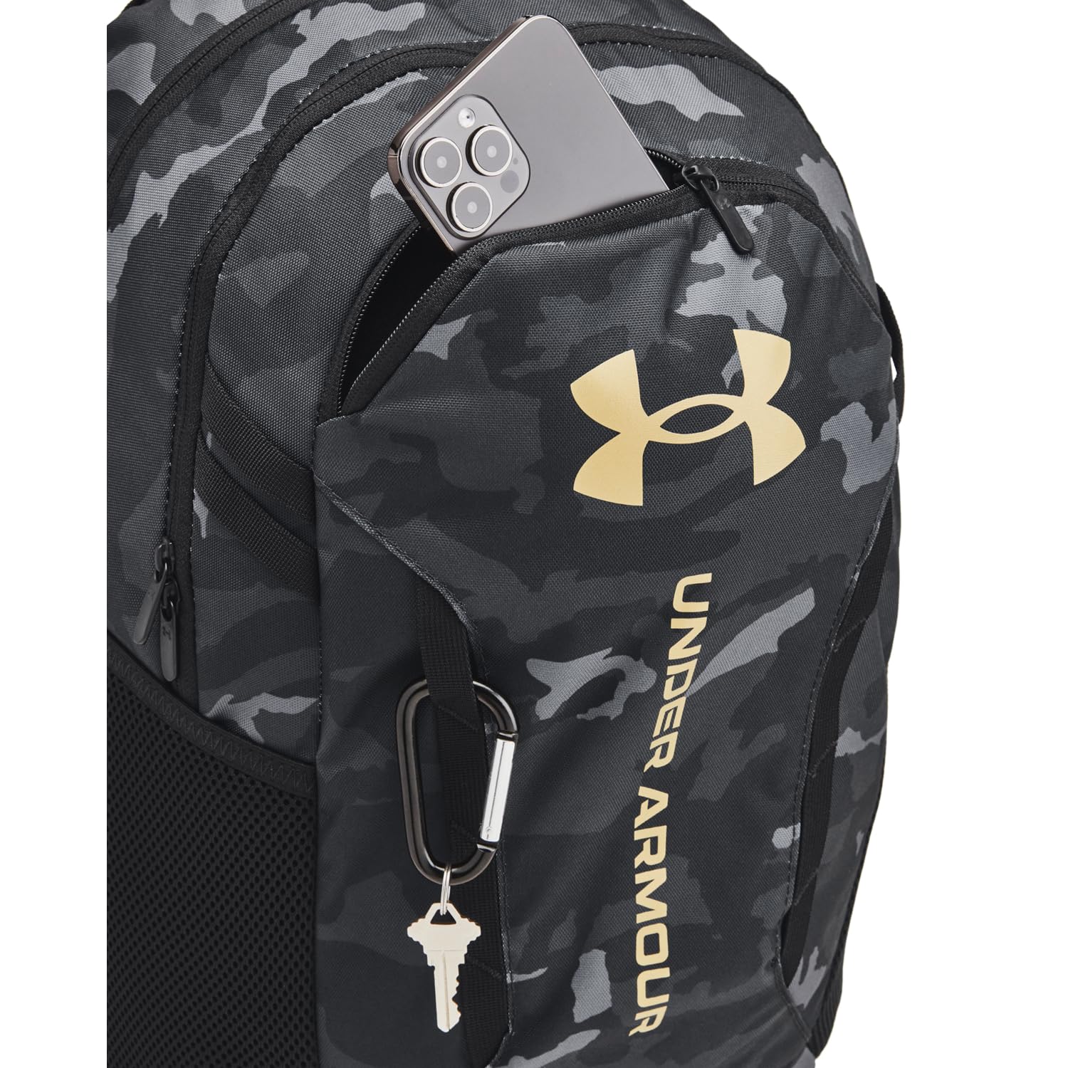 Foto 4 pulgar | Mochila Under Armour Hustle 6.0 Para Adultos, Unisex, Color Negro - Venta Internacional.