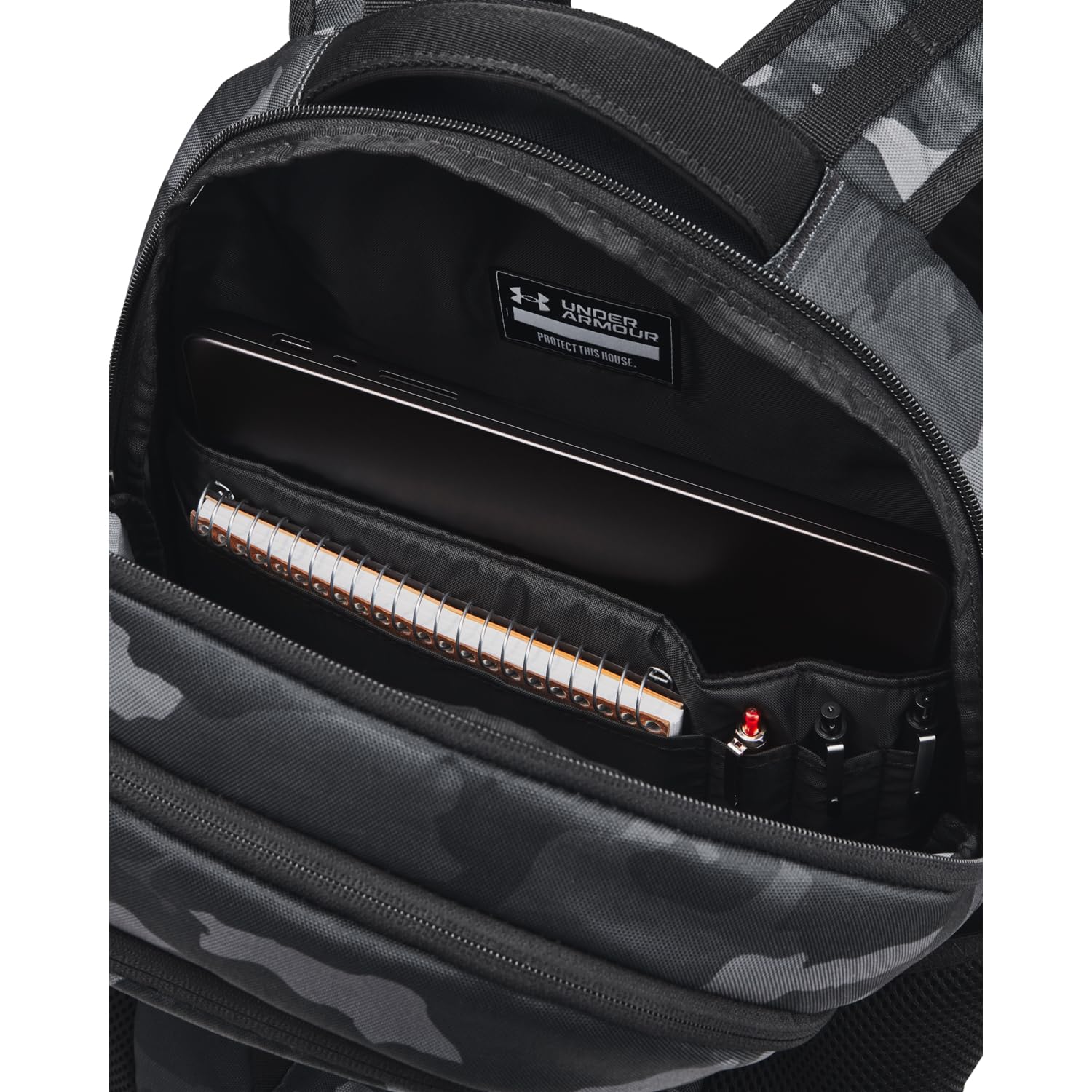 Foto 5 pulgar | Mochila Under Armour Hustle 6.0 Para Adultos, Unisex, Color Negro - Venta Internacional.