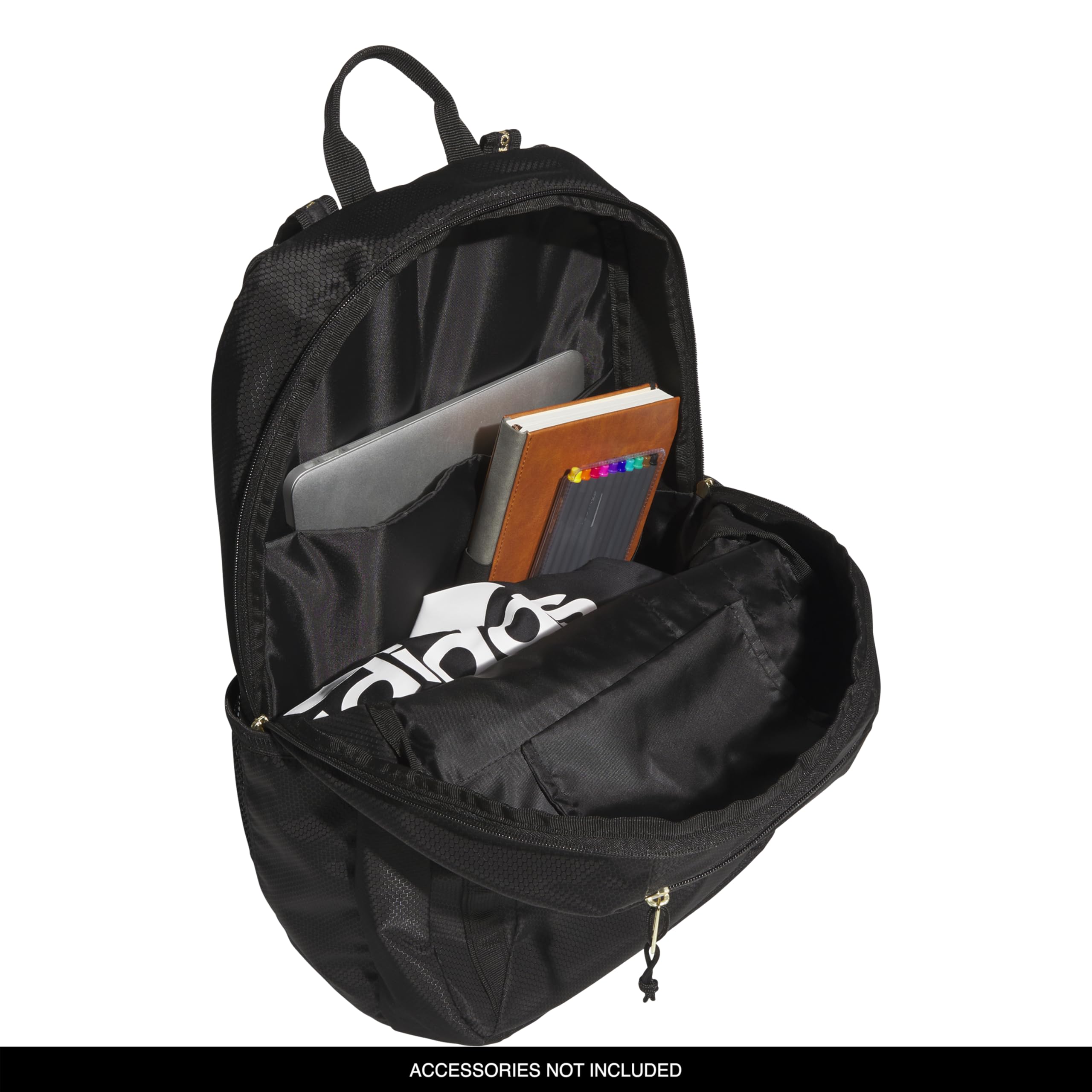 Foto 3 pulgar | Mochila Adidas Excel 7 Negro/dorado Metalizado Con Garantía De Por Vida - Venta Internacional.