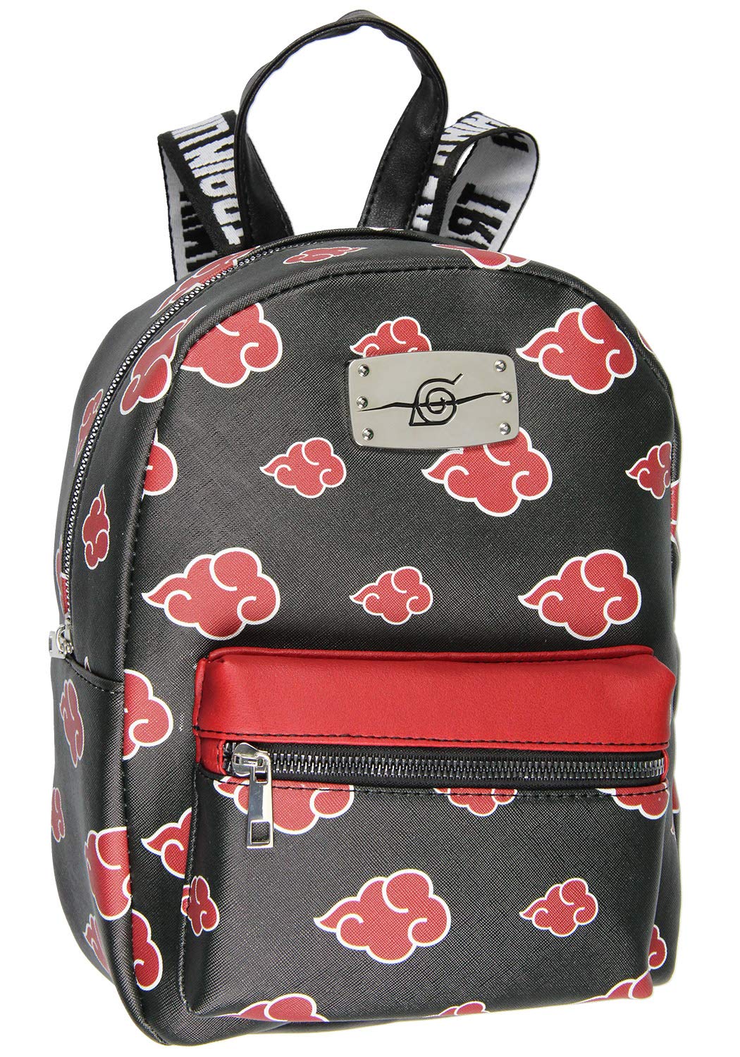 Foto 2 pulgar | Minimochila Bioworld Naruto Akatsuki Sasuke Red Cloud - Venta Internacional.