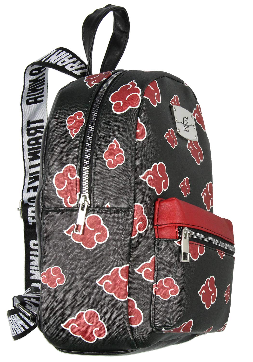 Foto 4 pulgar | Minimochila Bioworld Naruto Akatsuki Sasuke Red Cloud - Venta Internacional.