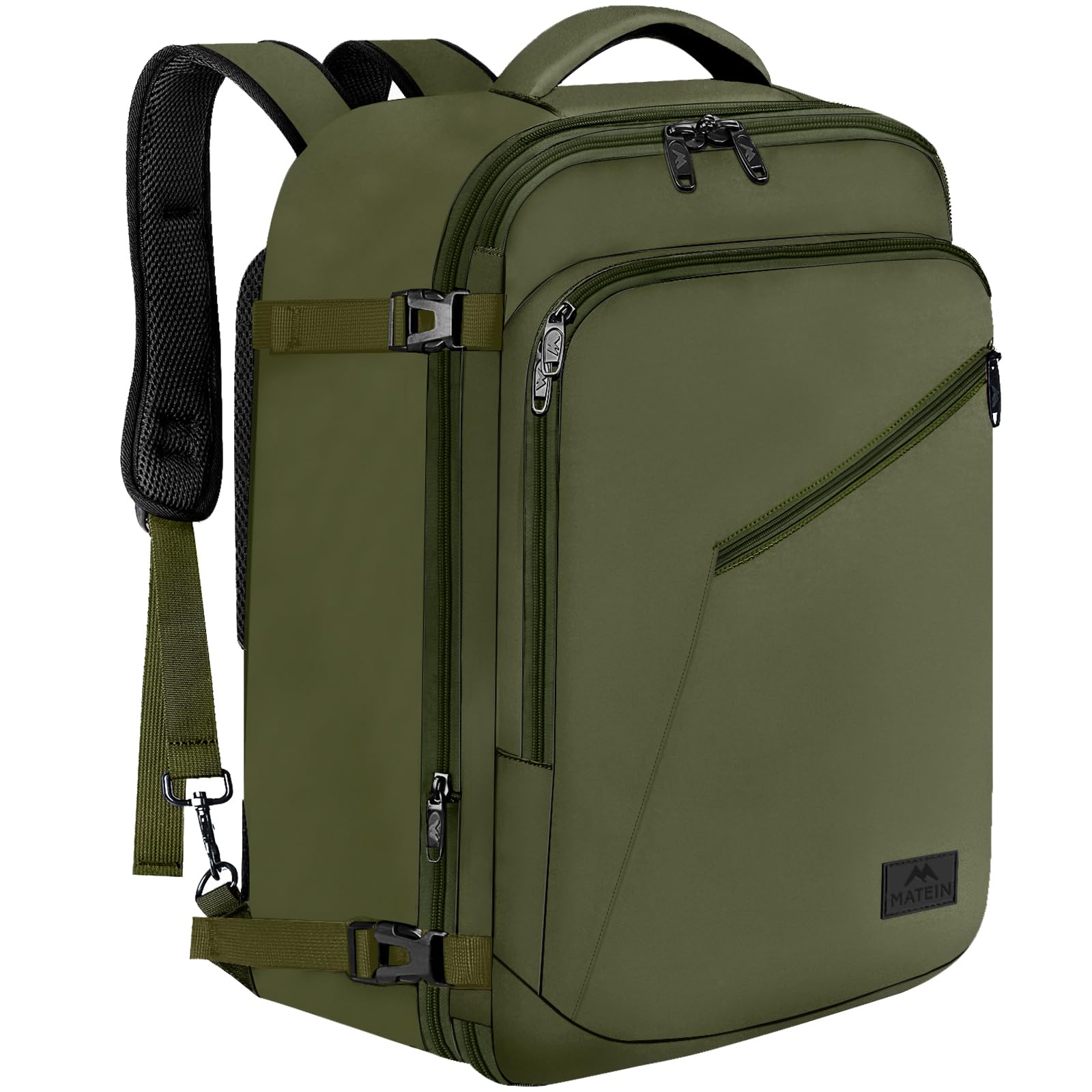 Foto 2 pulgar | Mochila De Viaje Matein Expandable Air Travel Verde Oscuro - Venta Internacional.